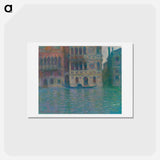 Venice, Palazzo Dario - クロード モネ Postcard.