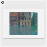 Venice, Palazzo Dario - クロード モネ Poster.