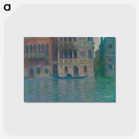 アートポストカード-Venice, Palazzo Dario - クロード モネ Postcard.