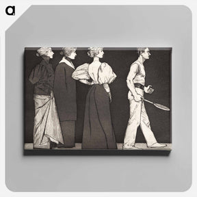 アートパネル-The Tennis Player
 - クリーブランド美術館 Canvas.