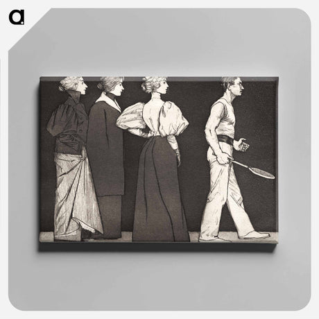 アートパネル-The Tennis Player
 - クリーブランド美術館 Canvas.