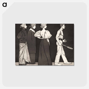 アートポストカード-The Tennis Player
 - クリーブランド美術館 Postcard.