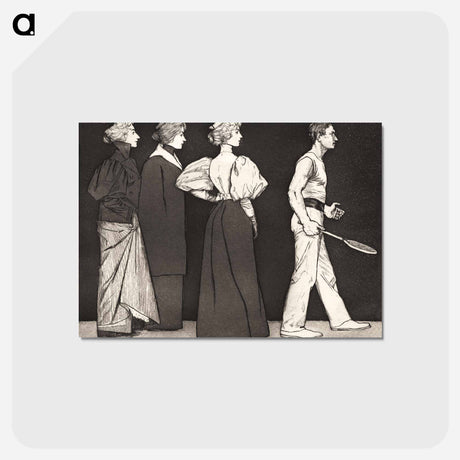 アートポストカード-The Tennis Player
 - クリーブランド美術館 Postcard.
