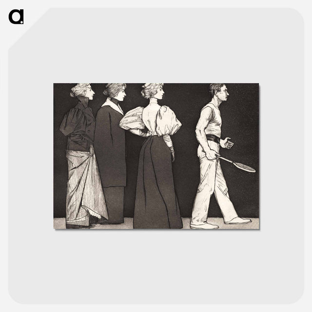 アートポストカード-The Tennis Player
 - クリーブランド美術館 Postcard.