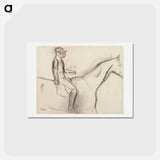 アートポストカード-Jockej - エドガー ドガ Postcard.