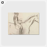 アートポストカード-Jockej - エドガー ドガ Postcard.