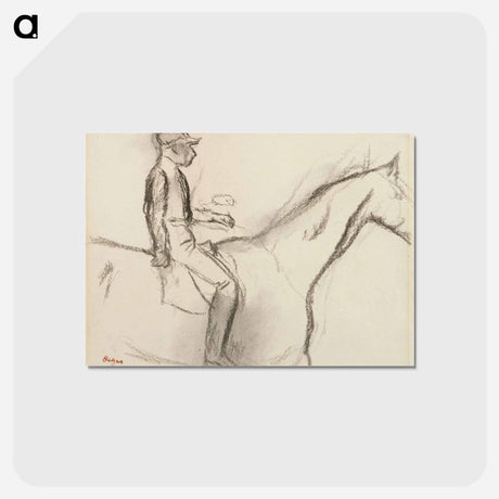 アートポストカード-Jockej - エドガー ドガ Postcard.