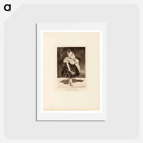 アートポストカード-Lola de Valence - エドゥアール マネ Postcard.
