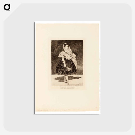 アートポストカード-Lola de Valence - エドゥアール マネ Postcard.