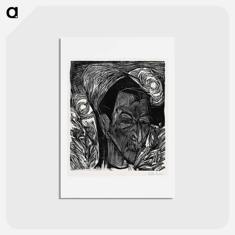 アートポストカード-The Fifth Bauhaus Portfolio: German Artists - エルンスト ルートヴィヒ キルヒナー Postcard.