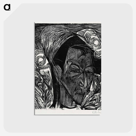 アートポストカード-The Fifth Bauhaus Portfolio: German Artists - エルンスト ルートヴィヒ キルヒナー Postcard.