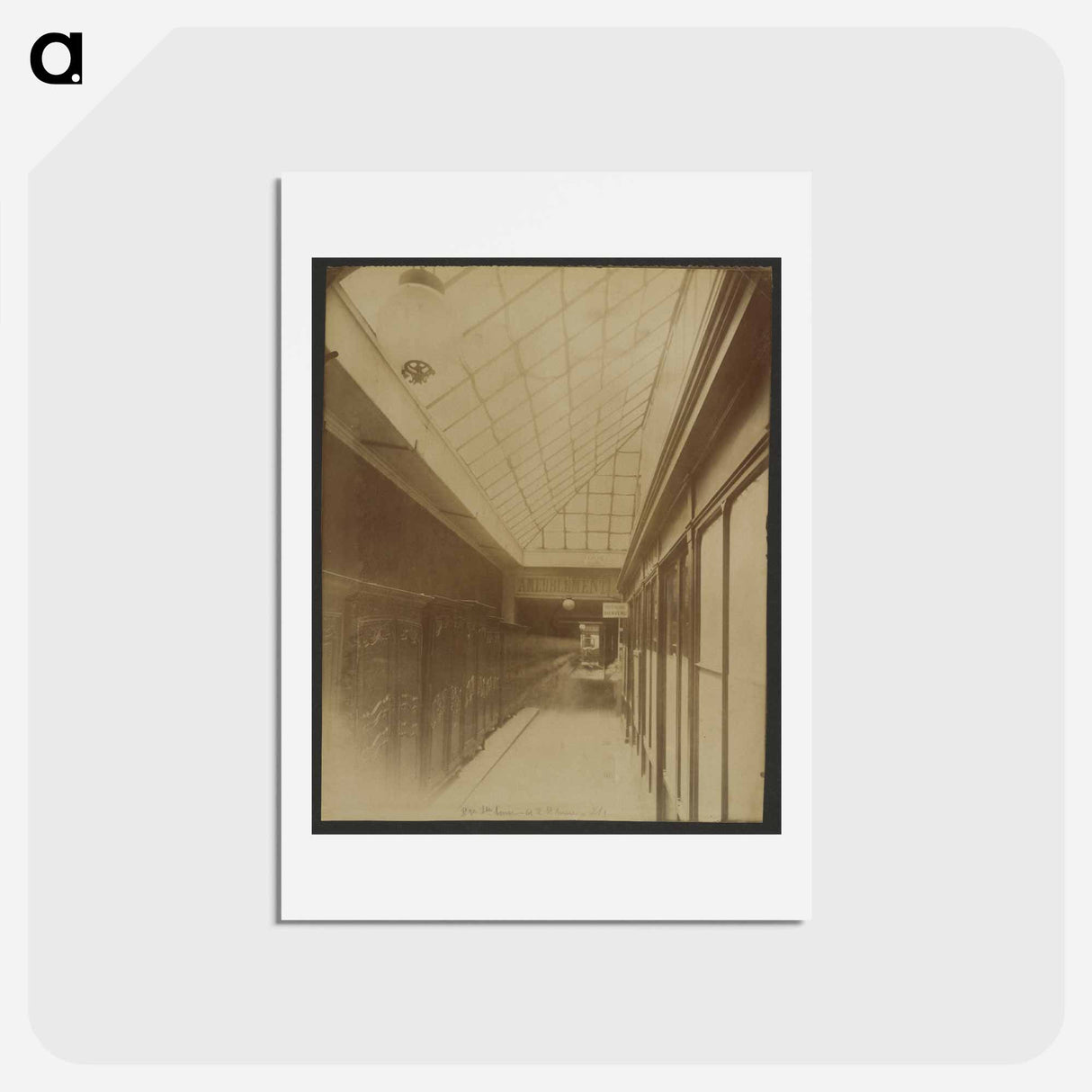 アートポストカード-Passage Sainte-Anne
 - ウジェーヌ アジェ Postcard.