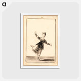 アートポストカード-Be Careful with that Step! - フランシスコ デ ゴヤ Postcard.