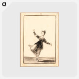 アートポストカード-Be Careful with that Step! - フランシスコ デ ゴヤ Postcard.