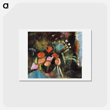 アートポストカード-Flowers - アンリ マティス Postcard.