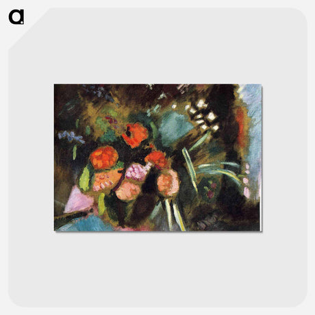 アートポストカード-Flowers - アンリ マティス Postcard.