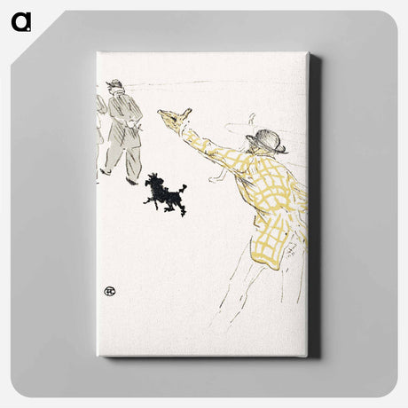 アートパネル-Le Fardeau de la Liberté - アンリ ド トゥールーズ ロートレック Canvas.