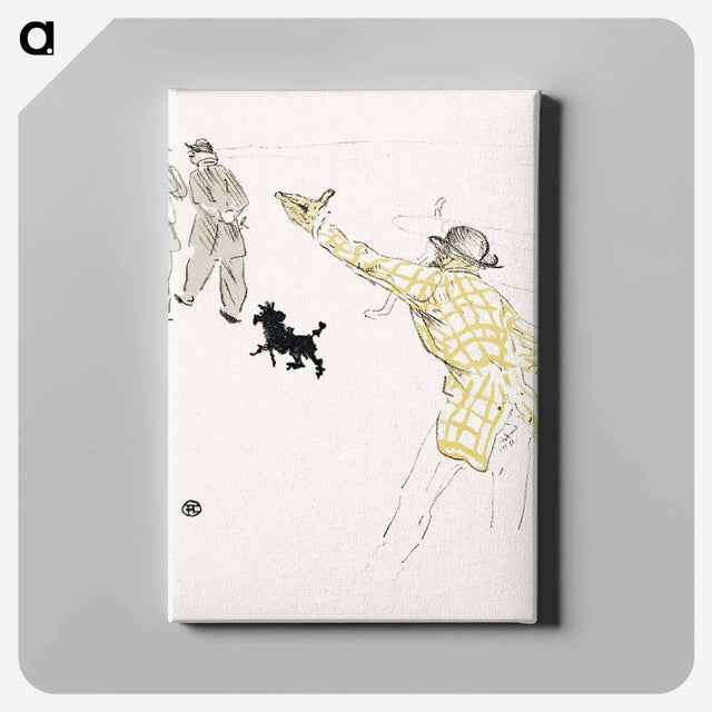 アートパネル-Le Fardeau de la Liberté - アンリ ド トゥールーズ ロートレック Canvas.