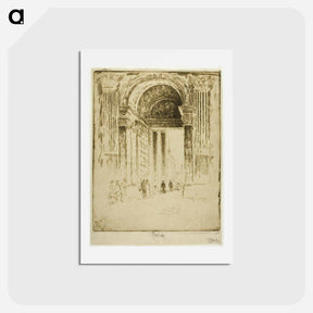 アートポストカード-West Door, St. Paul's
 - ジョセフ ペネル Postcard.