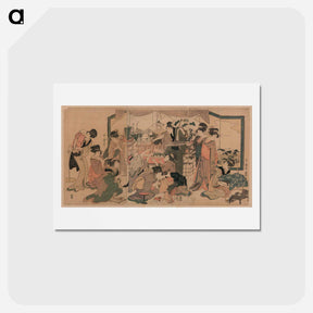 アートポストカード-Ebisuko - 喜多川 歌麿 Postcard.