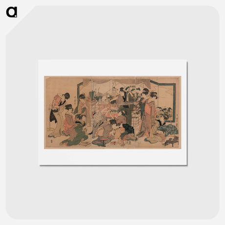 アートポストカード-Ebisuko - 喜多川 歌麿 Postcard.