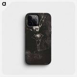 In the Maze of Branches, the Pale Figure Appeared - Odilon Redon Phone Case.