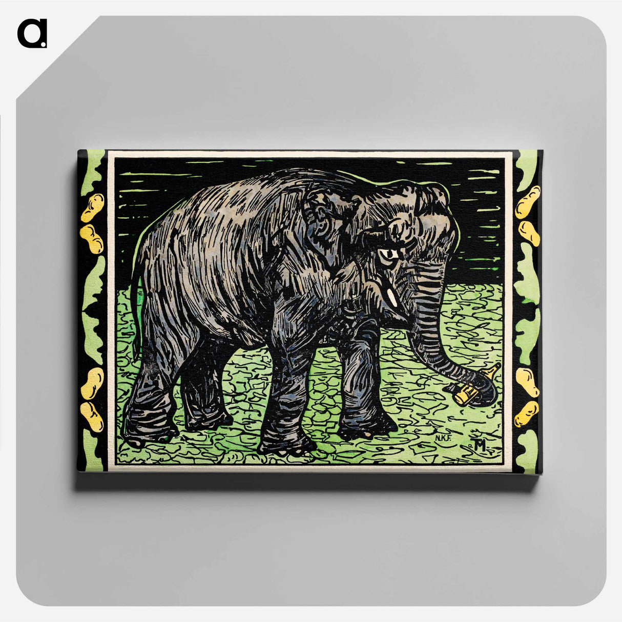 Olifant met fles - テオ ヴァン ホイテマ Canvas.