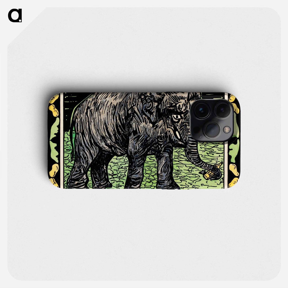 Olifant met fles - Theo van Hoytema Phone Case.