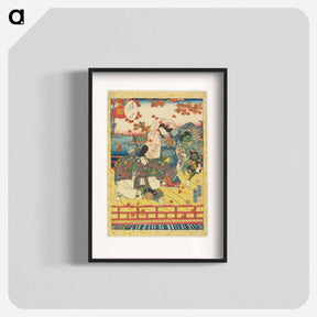 アートポスター-Momiji no ga
 - 歌川 国貞 Poster.