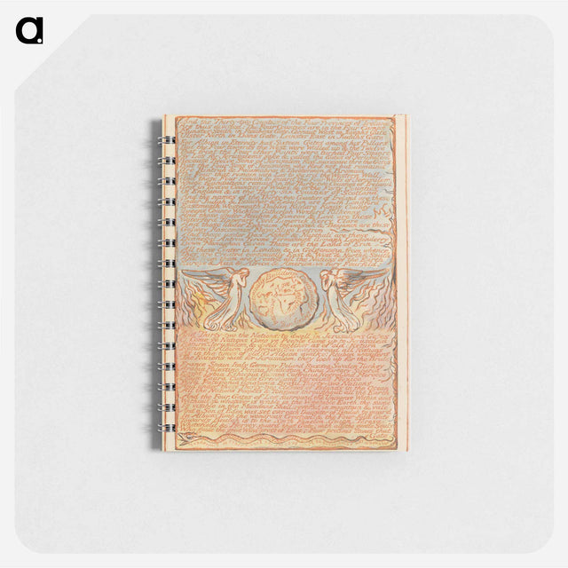 アートメモ帳-Jerusalem, Plate 72, "And the Thirty-two Counties" - ウィリアム ブレイク Memo.