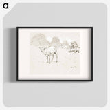 Sheep Grazing in a Field - Winslow Homer Poster.