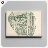The cartographic report of his majesty’s woods, forests, and land revenues - アンティーク地図 Canvas.
