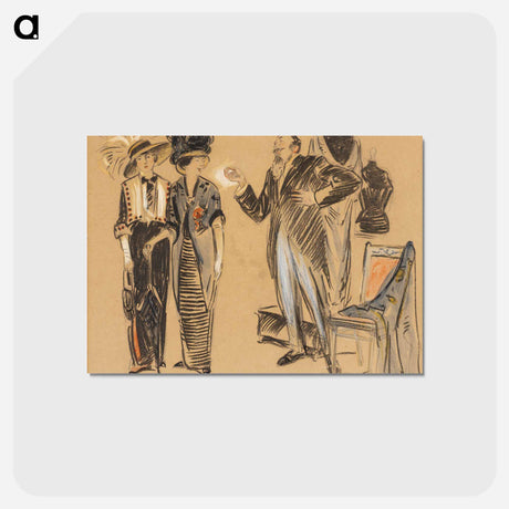 アートポストカード-Hunting the Fashions
 - バーンズ・コレクション Postcard.
