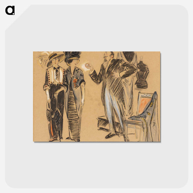 アートポストカード-Hunting the Fashions
 - バーンズ・コレクション Postcard.