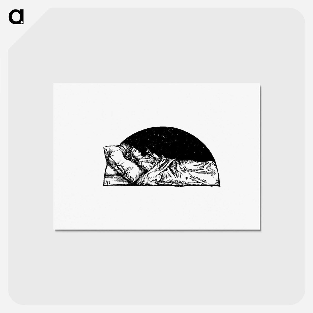 アートポストカード-Sleeping Beauty from Sing-Song
 - 大英図書館 Postcard.