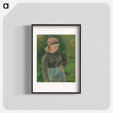 Peasant Woman - Camille Pissarro Poster.