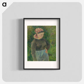 アートポスター-Peasant Woman - カミーユ ピサロ Poster.