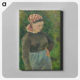 Peasant Woman - Camille Pissarro Canvas.