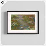 Water Lily Pond - Claude Monet Poster.