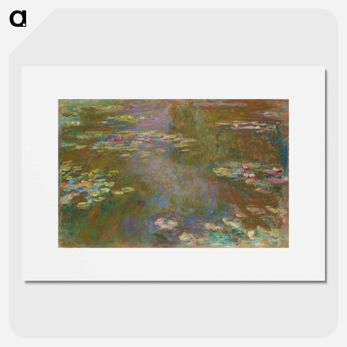 Water Lily Pond - クロード モネ Poster.