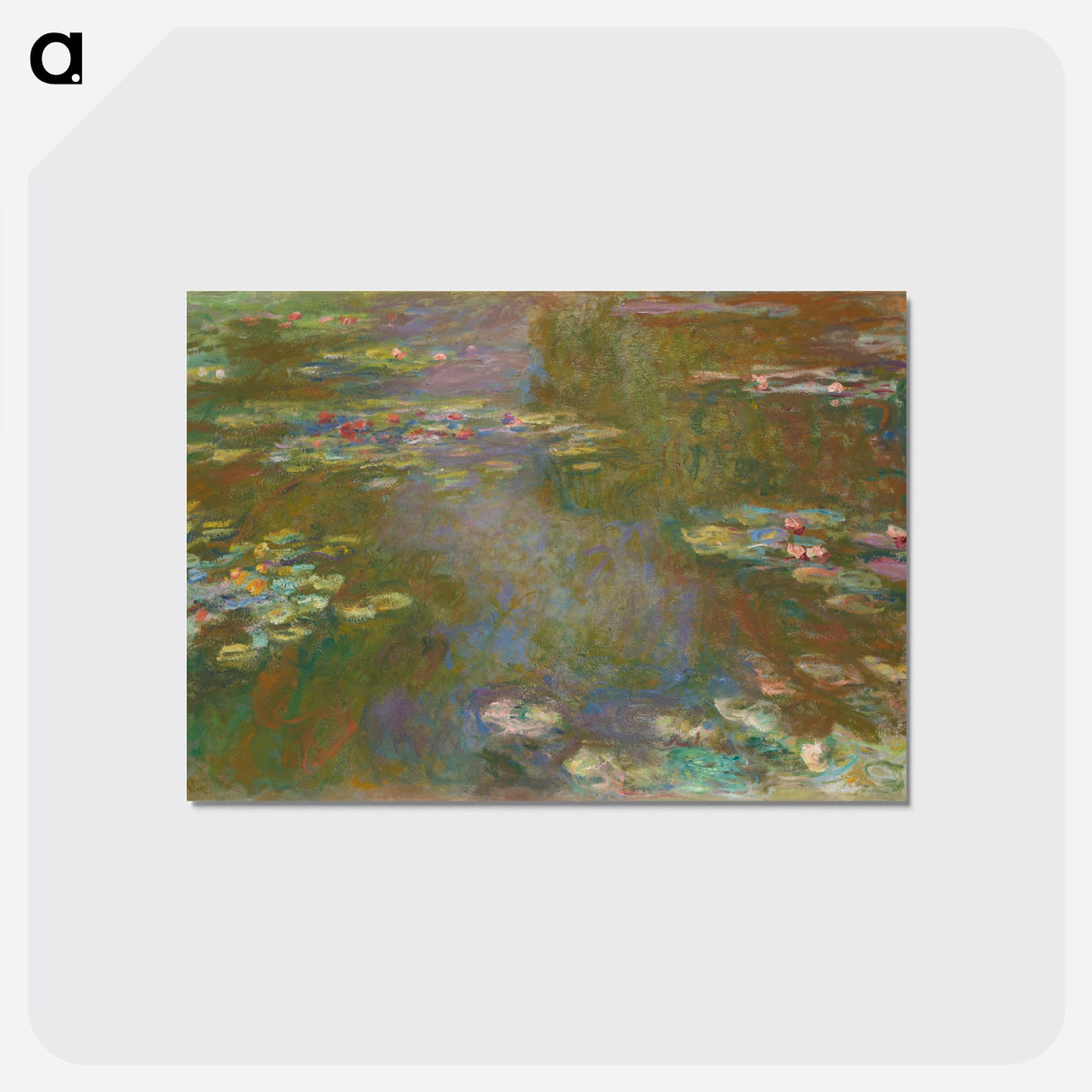 Water Lily Pond - クロード モネ Postcard.