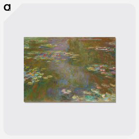 アートポストカード-Water Lily Pond - クロード モネ Postcard.
