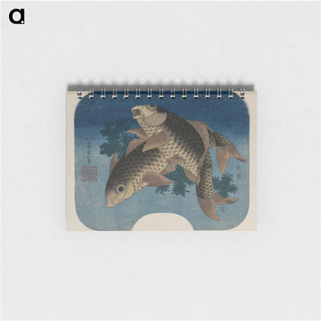 アートメモ帳-Carp Swimming by Water Weeds
 - クリーブランド美術館 Memo.