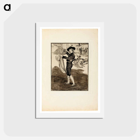 アートポストカード-Victorine Meurent in the Costume of an "Espada" - エドゥアール マネ Postcard.