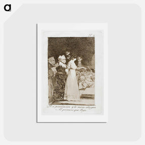 アートポストカード-They Say 'Yes' and Give Their Hand to the First Comer - フランシスコ デ ゴヤ Postcard.