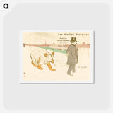 アートポストカード-Les Vielles Histoires - アンリ ド トゥールーズ ロートレック Postcard.