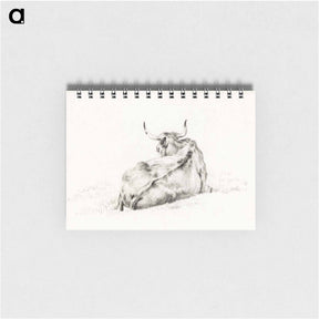 アートメモ帳-Lying cow - ジャン ベルナール Memo.