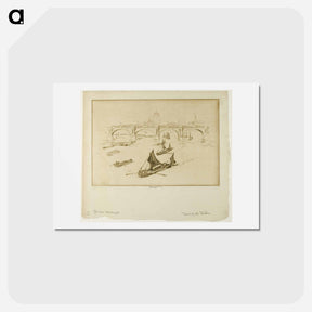 アートポストカード-Waterloo Bridge
 - ジョセフ ペネル Postcard.