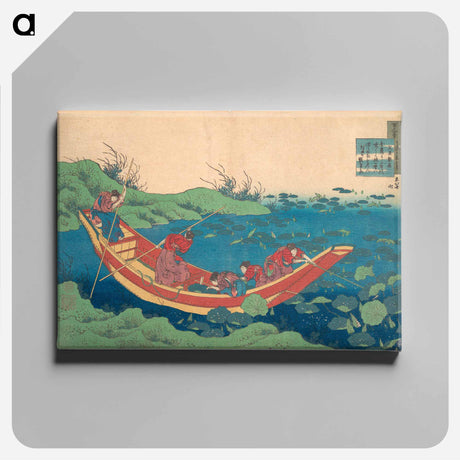 アートパネル-One Hundred Poems Explained by a Nurse - 葛飾 北斎 Canvas.