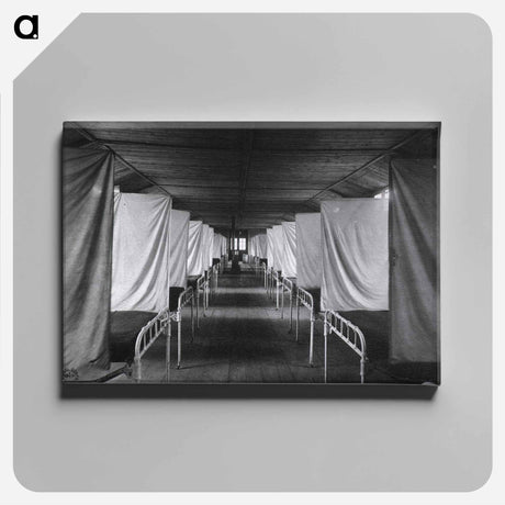 アートパネル-Camp Hospital No. 11, St. Nazaire: Contagious Ward
 - 国立医学図書館 Canvas.